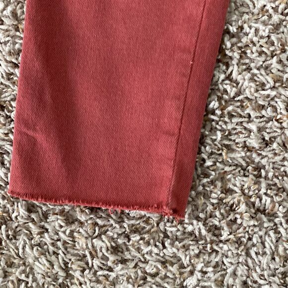 NWT Free People We The Free Red High Rise Skinny Jeans Size 26 - Picture 4 of 12